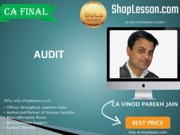 CA Final New Syllabus Audit Regular Course By CA Vinod Parakh Jain For May 2020 & Nov 2020 Video Lecture + Study Material