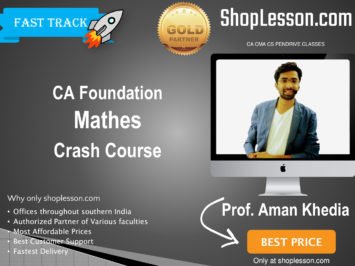 CA Foundation Mathes Crash Course By Prof. Aman Khedia For Nov 2020 Onwards Video Lecture + Study Material