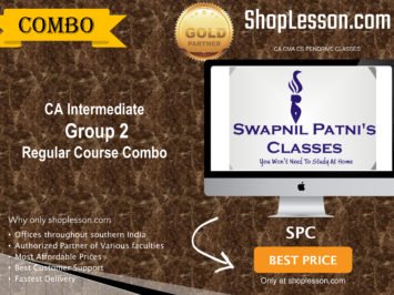 CA Intermediate Group 2 Regular Course Combo By SPC For Nov 2020 Onwards Video Lecture + Study Material